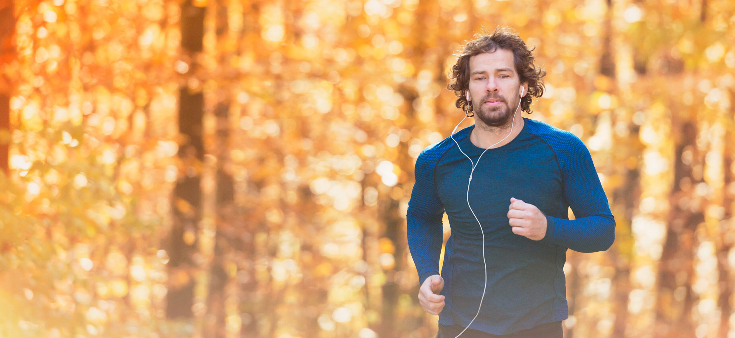 man running outside